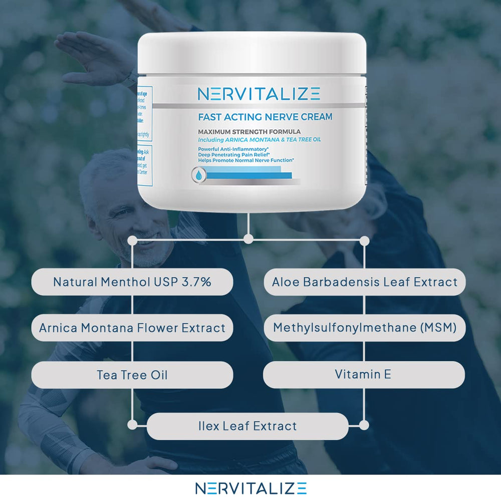Nervitalize 180-day money-back policy seal conveys buyer confidence