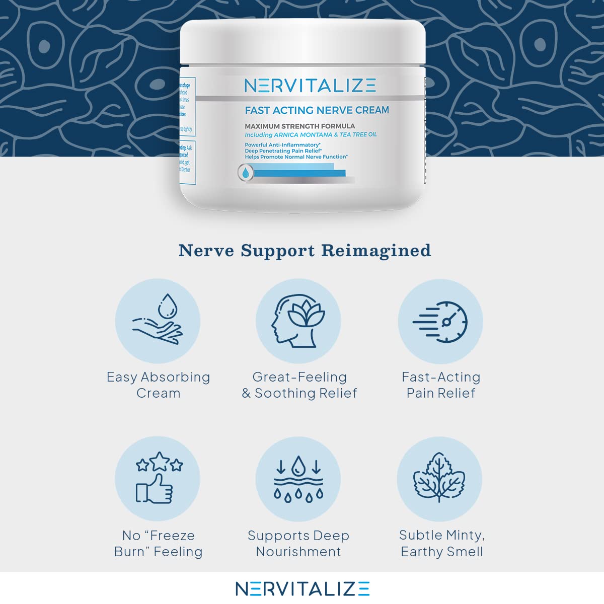 Nervitalize natural ingredients menthol aloe arnica close-up