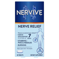 Nervive Nerve Relief bottle front view for daily nerve support