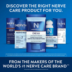 Nervive Nerve Relief ingredients highlight Alpha Lipoic Acid and B vitamins
