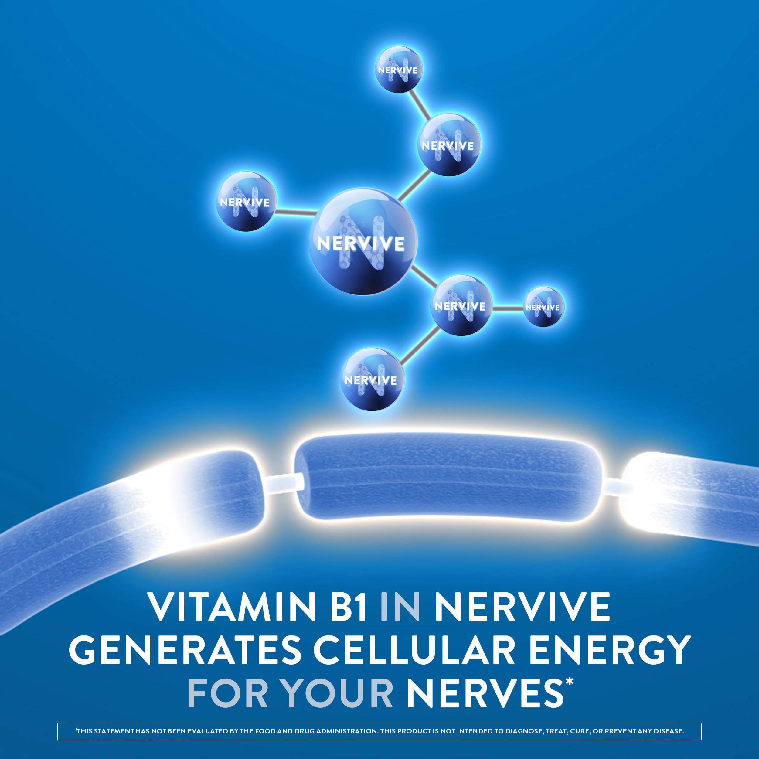 Nervive sugar-free tablets shown for a sugar-conscious daily routine.