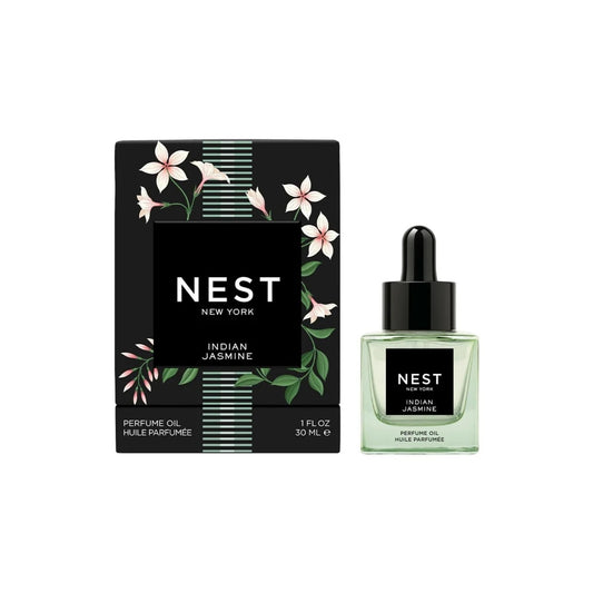 NEST New York Indian Jasmine Perfume Oil bottle with a long-lasting fragrance