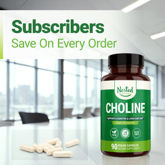 Nested Naturals Choline Bitartrate two-pack offers ongoing support