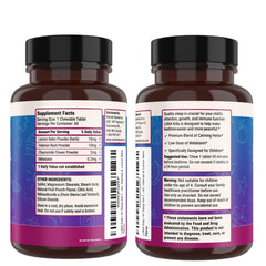 Nested Naturals Luna Kids Sleep bedtime routine with glass of water.