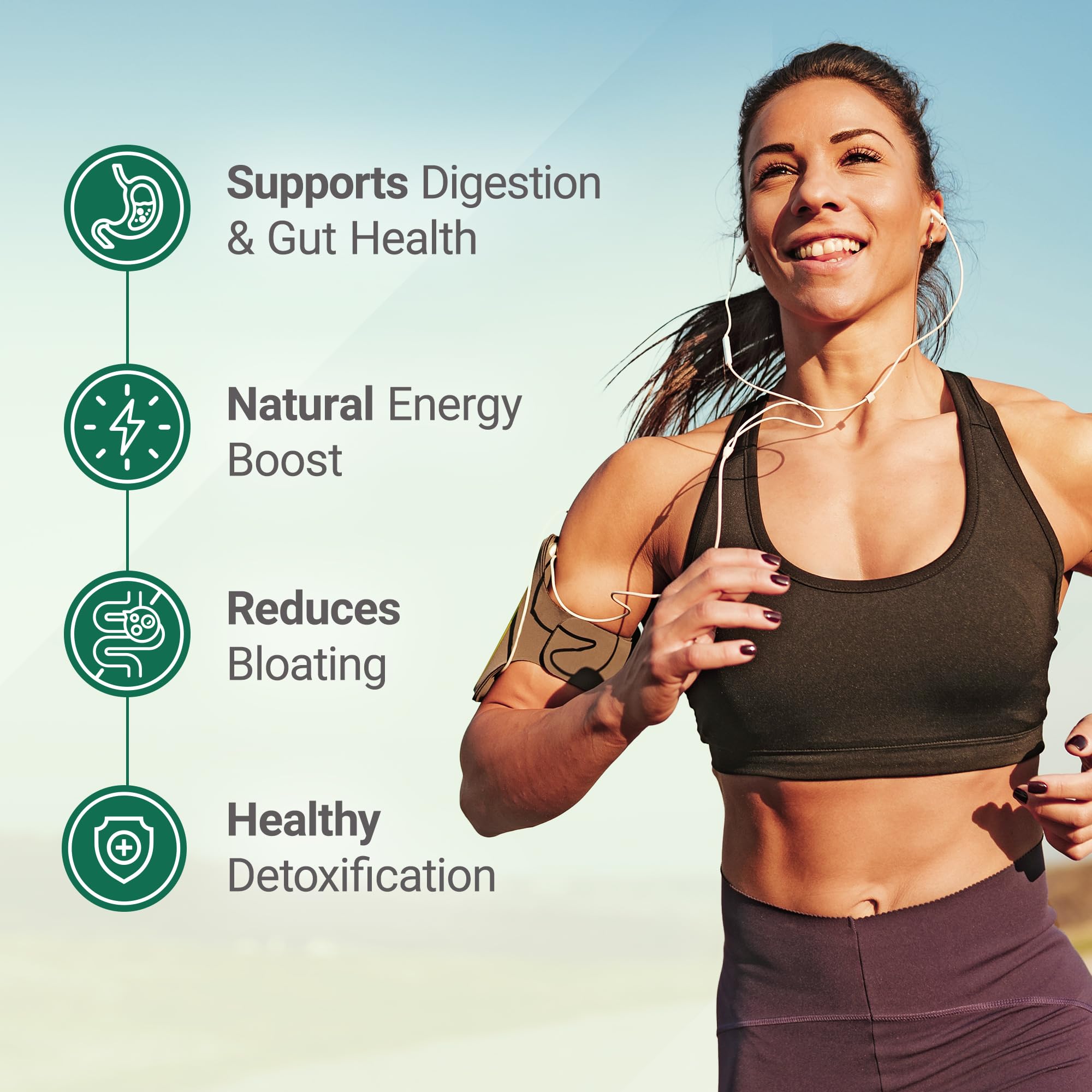 Nested Naturals Super Greens smoothie idea demonstrating versatile use