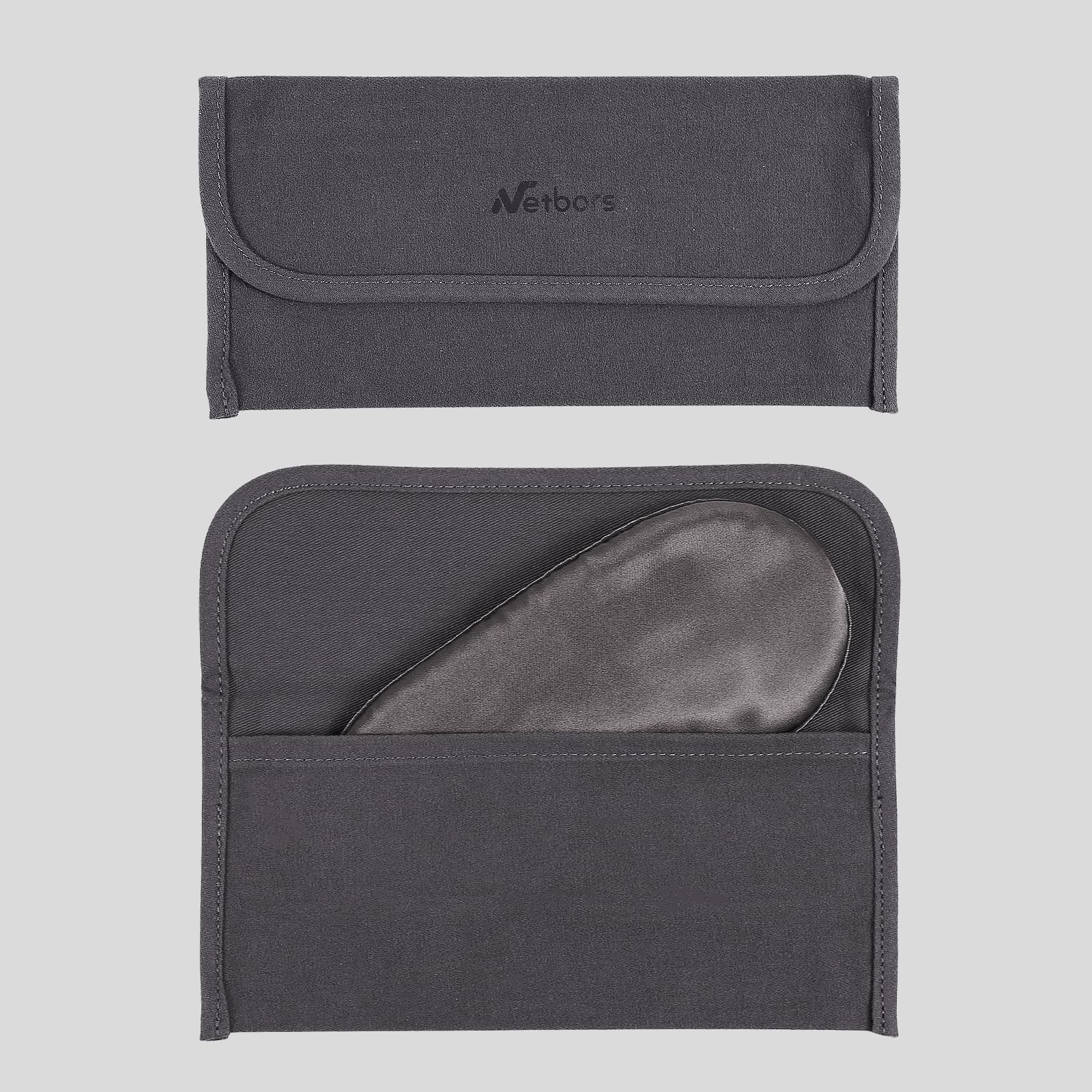 Netbors 22mm silk mask delivers premium texture and comfort.