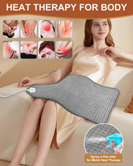 Netraty heating pad showing auto shut-off feature for safety during use