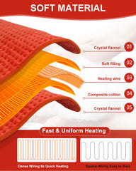 Netraty heating pad with moist heat option to deepen warmth.