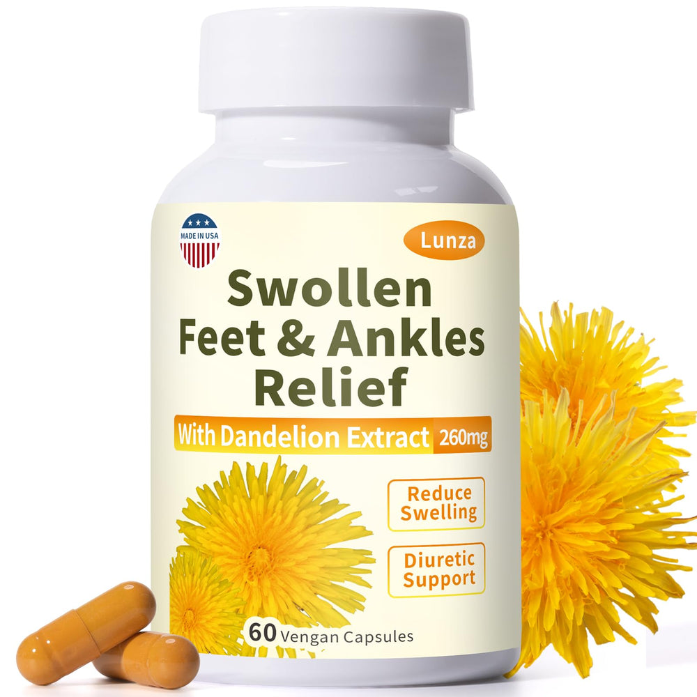 Netrca swollen feet relief bottle with capsules for lighter legs