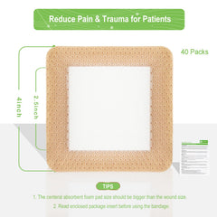 NEUHEILS leg ulcer dressing helps manage moisture with cushion.