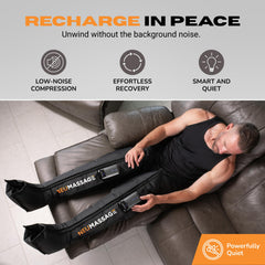 NEUMASSAGE outdoor-friendly recovery system with cordless convenience