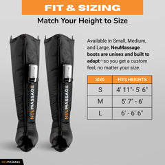 NEUMASSAGE twenty-minute massage interval display helps manage efficient sessions.