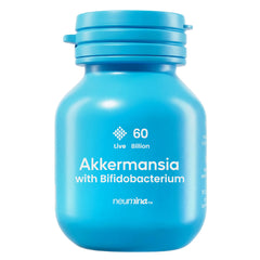 NEUMINA 60Billion Akkermansia bottle front for daily gut support.