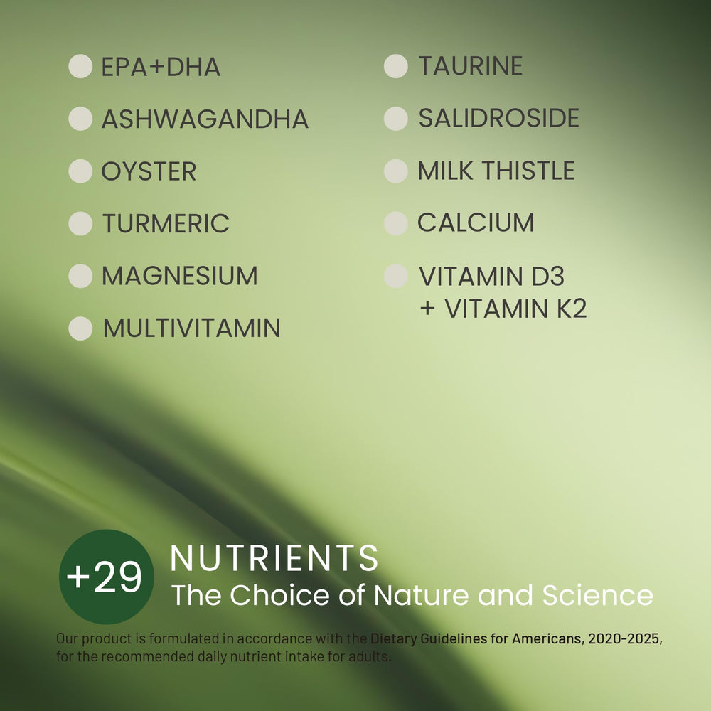 NEUMINA men ingredients panel emphasizes essential nutrients