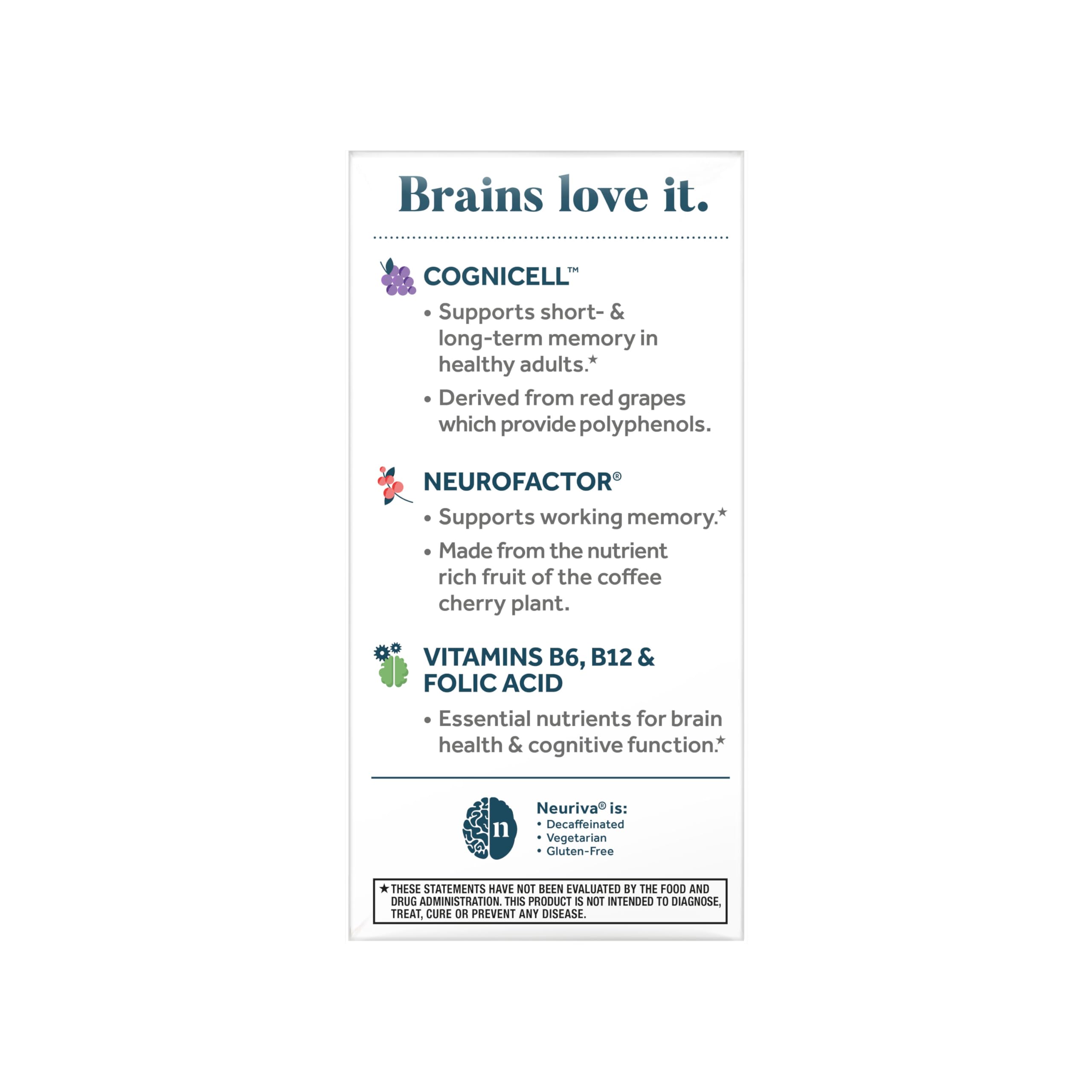Neuriva Memory 3D short-term memory support concept.