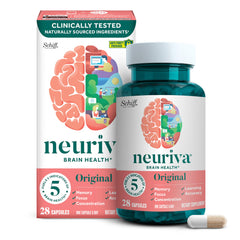 NEURIVA Original bottle with capsules for daily focus support.