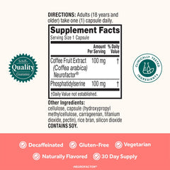 Neuriva Original bottle with label highlight BDNF-related benefits.