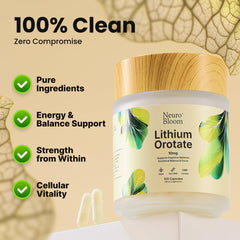 Neuro Bloom purity seal indicating third-party testing.