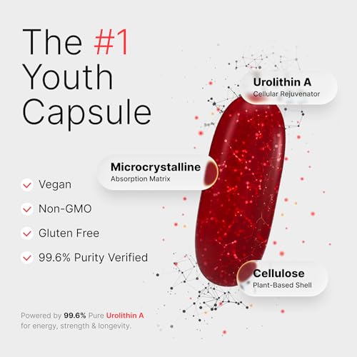 Close-up of vegan softgels highlighting pomegranate-derived formula.