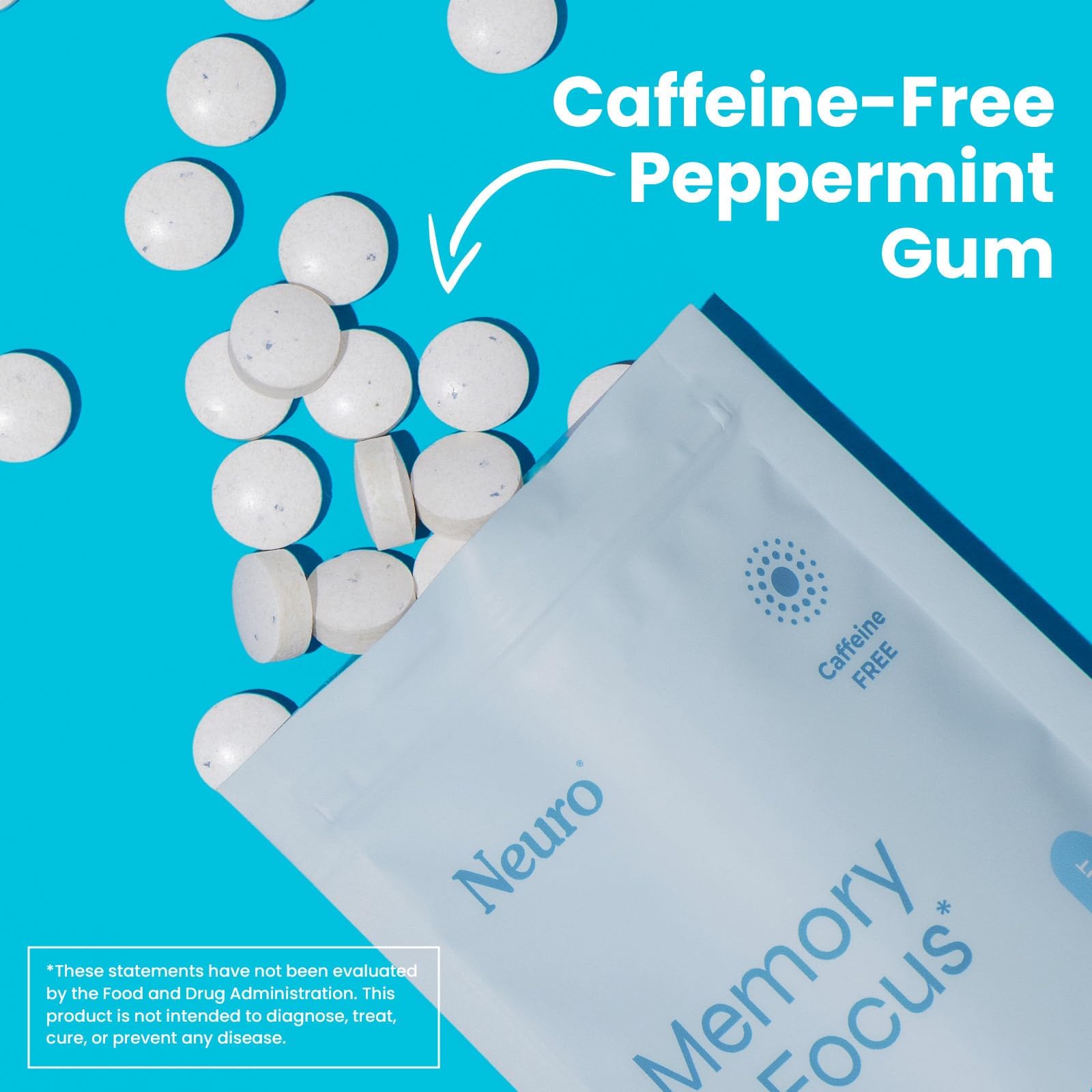 Neuro Memory & Focus Gum study-session setup for concentration aid.