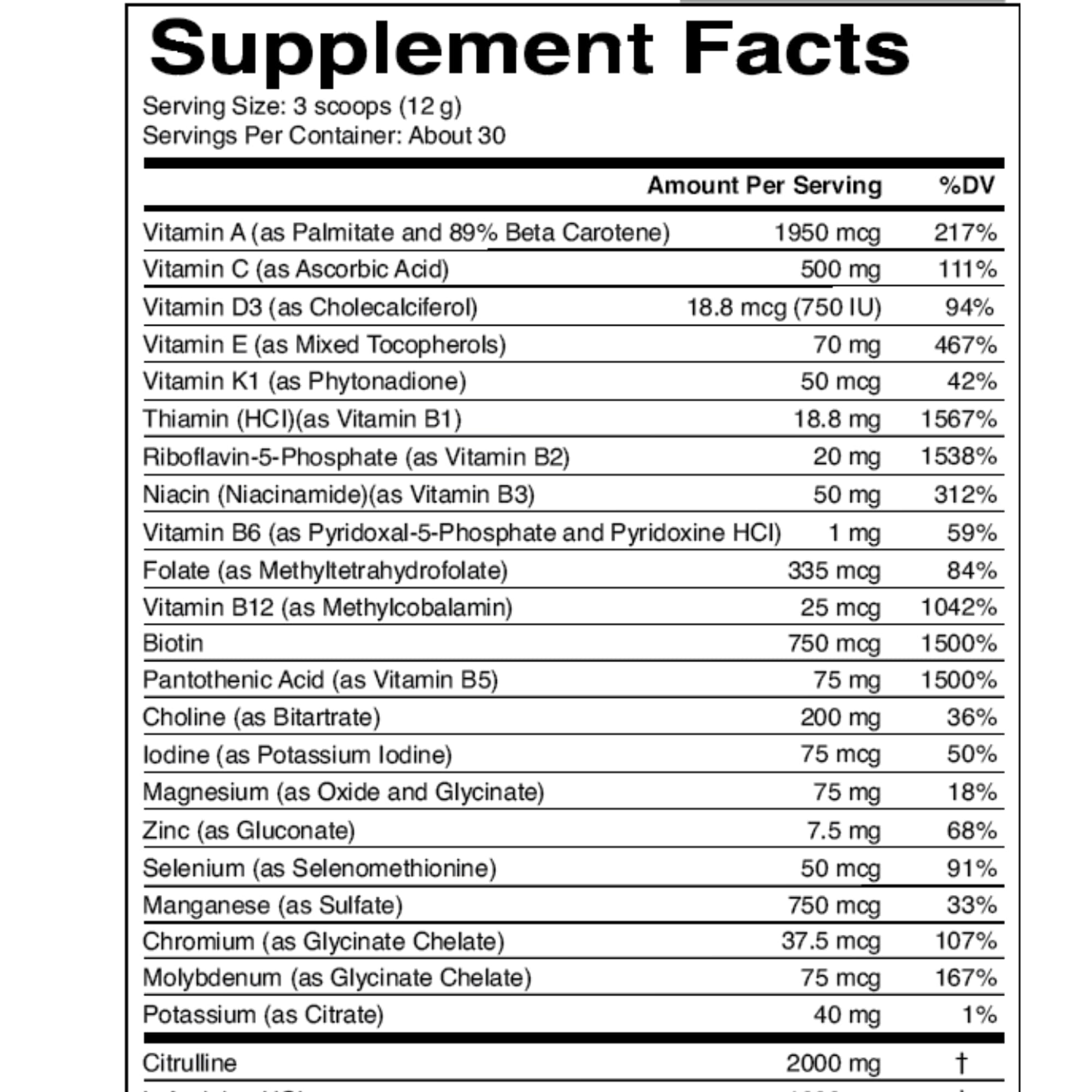 ActivNeeds blood orange flavor note suggesting a refreshing citrus taste.