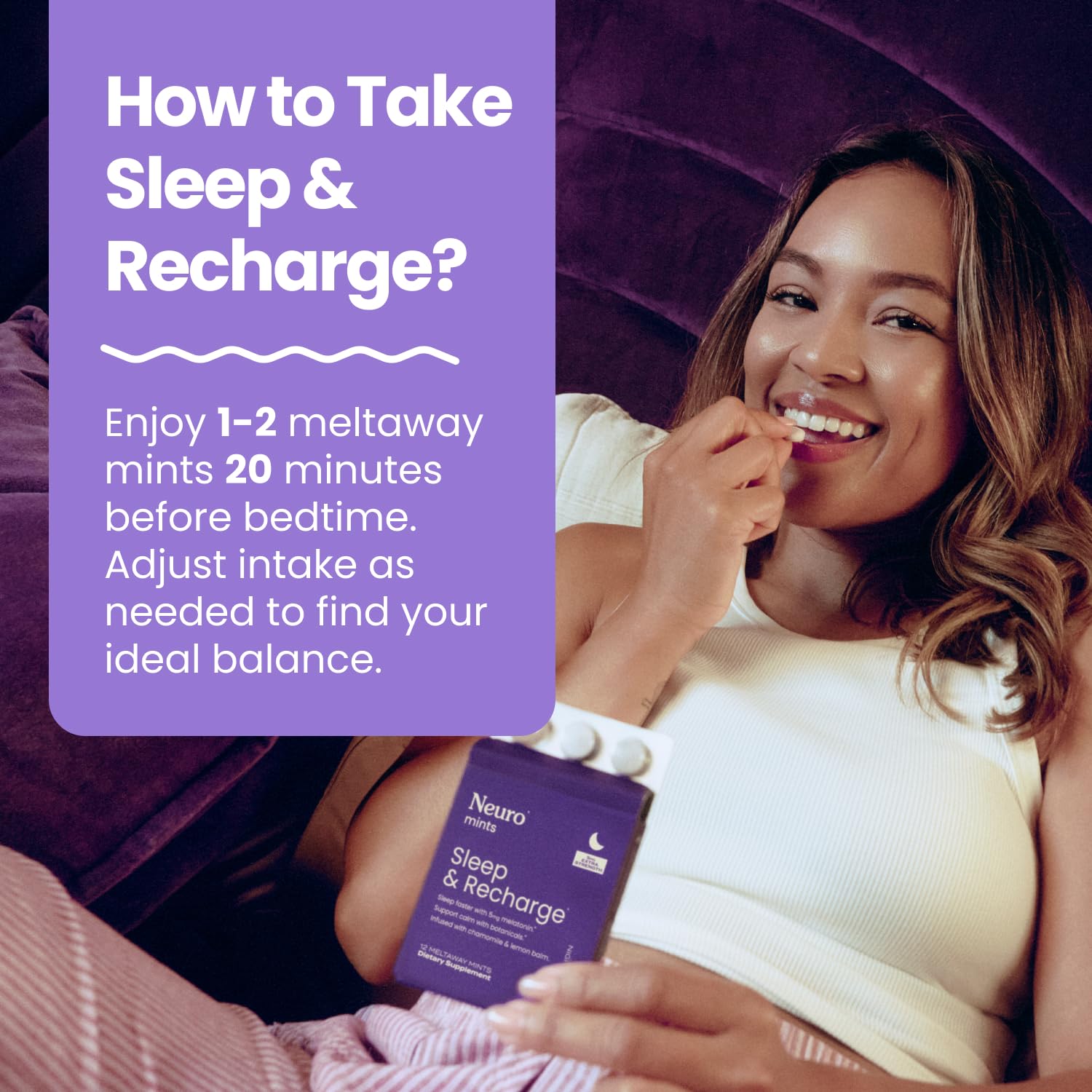 Neuro Night Berry flavor jar enhances sensory appeal and bedtime ritual