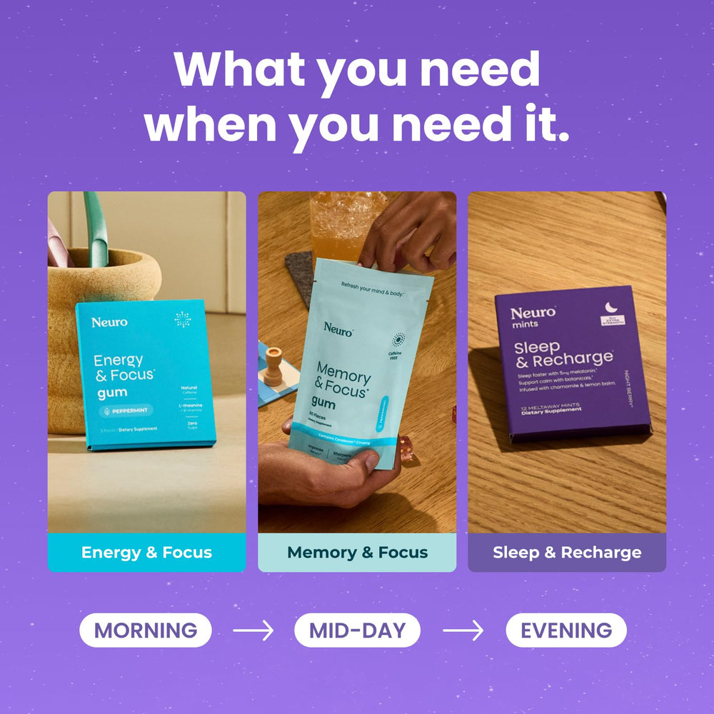 Neuro science-backed ingredients label reinforces trusted formulation