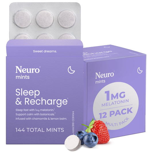 Neuro Sleep Meltaway Berry Bottle promotes portable nightly relaxation for travel