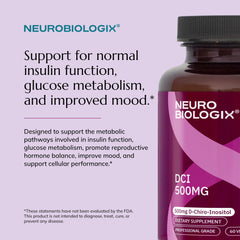 Capsules on hand for easy daily intake of Neurobiologix inositol supplement.