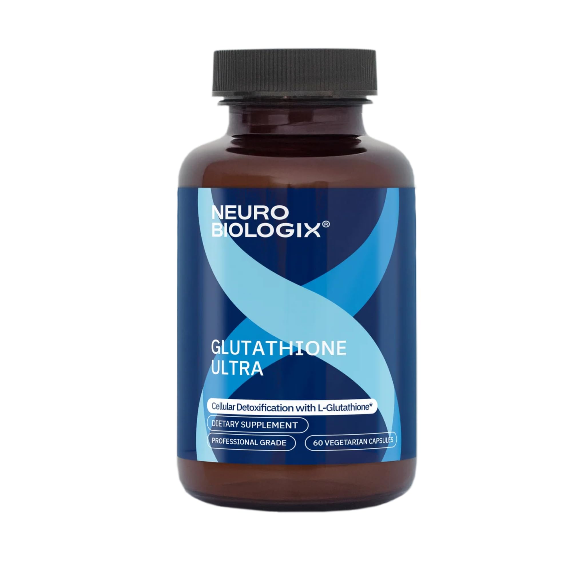 Neurobiologix Glutathione Ultra bottle for daily antioxidant support