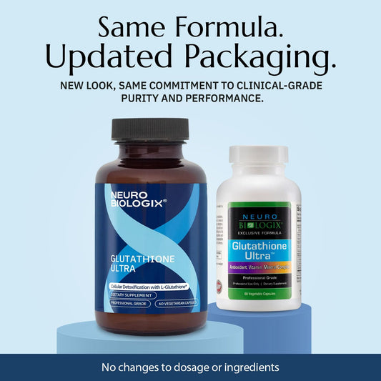 Neurobiologix Glutathione Ultra capsules for easy daily supplementation