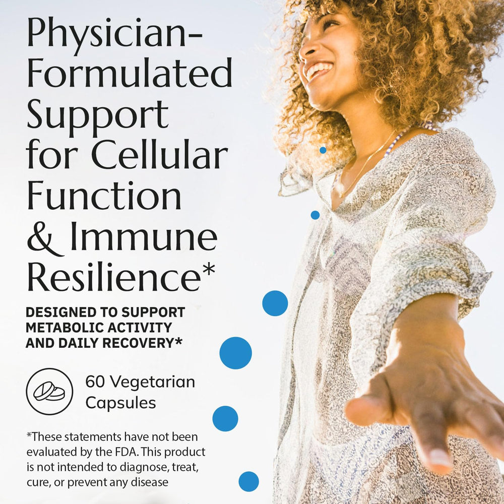 Close-up of Neurobiologix Glutathione Ultra label with gluten-free badge