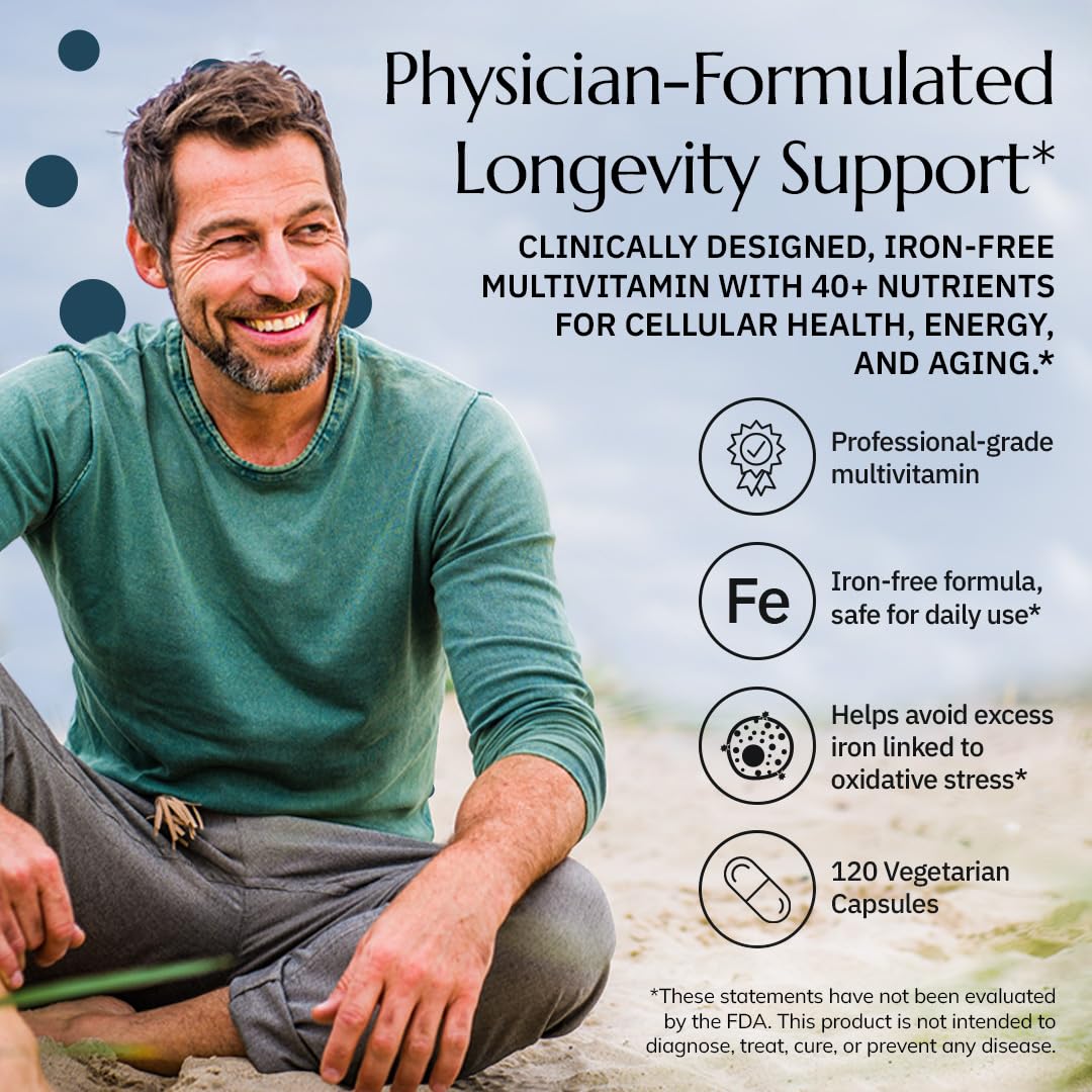 Neurobiologix Longevity Multi capsules ready for daily supplementation