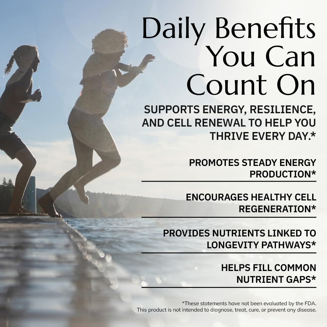 Neurobiologix Longevity Multi daily-dose concept image for healthy aging