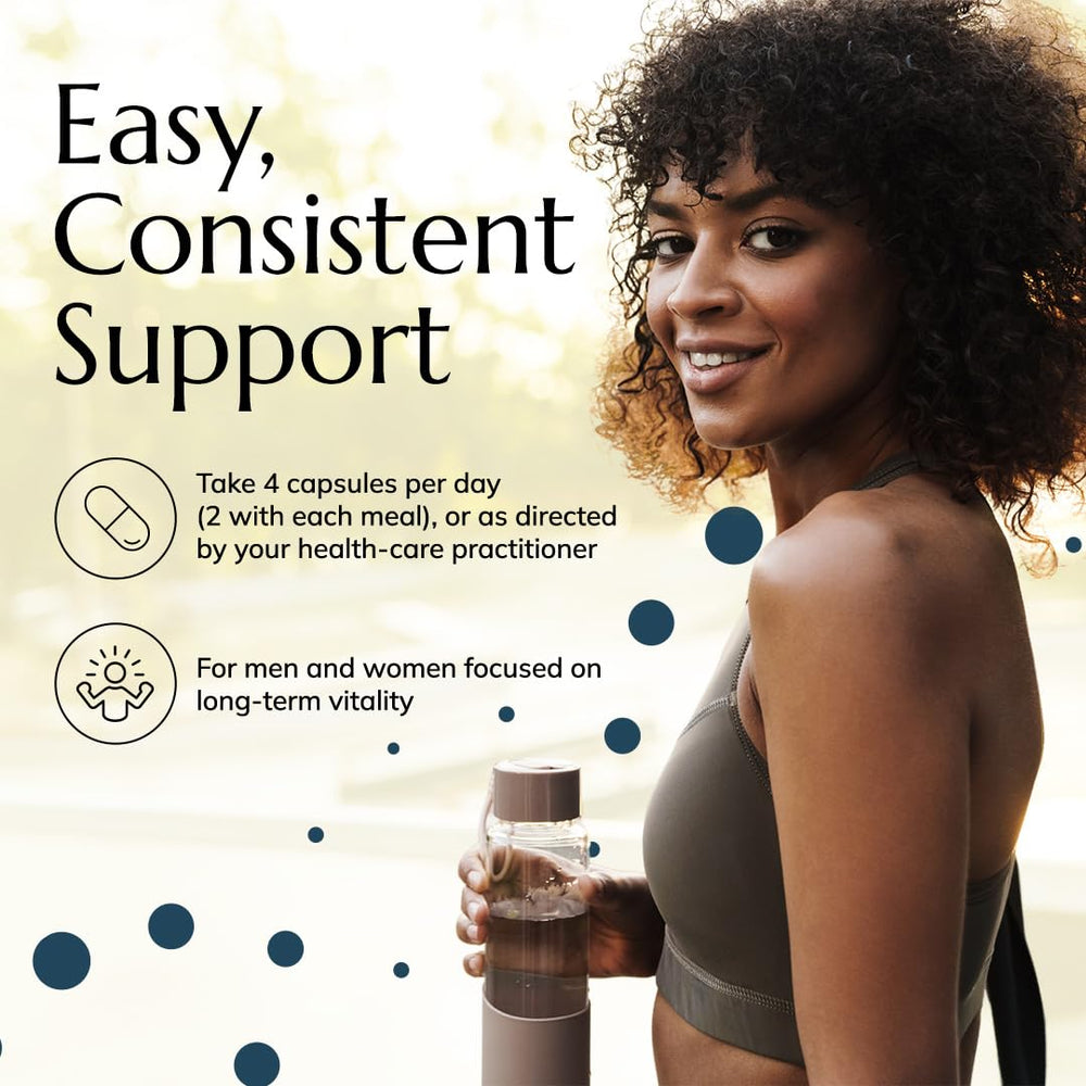 Neurobiologix Longevity Multi ingredients chart visualizing 40+ nutrients