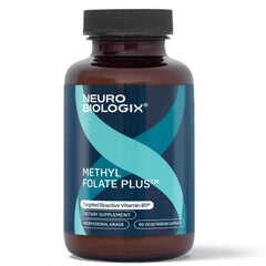 Neurobiologix Methyl Folate Plus bottle for daily wellness
