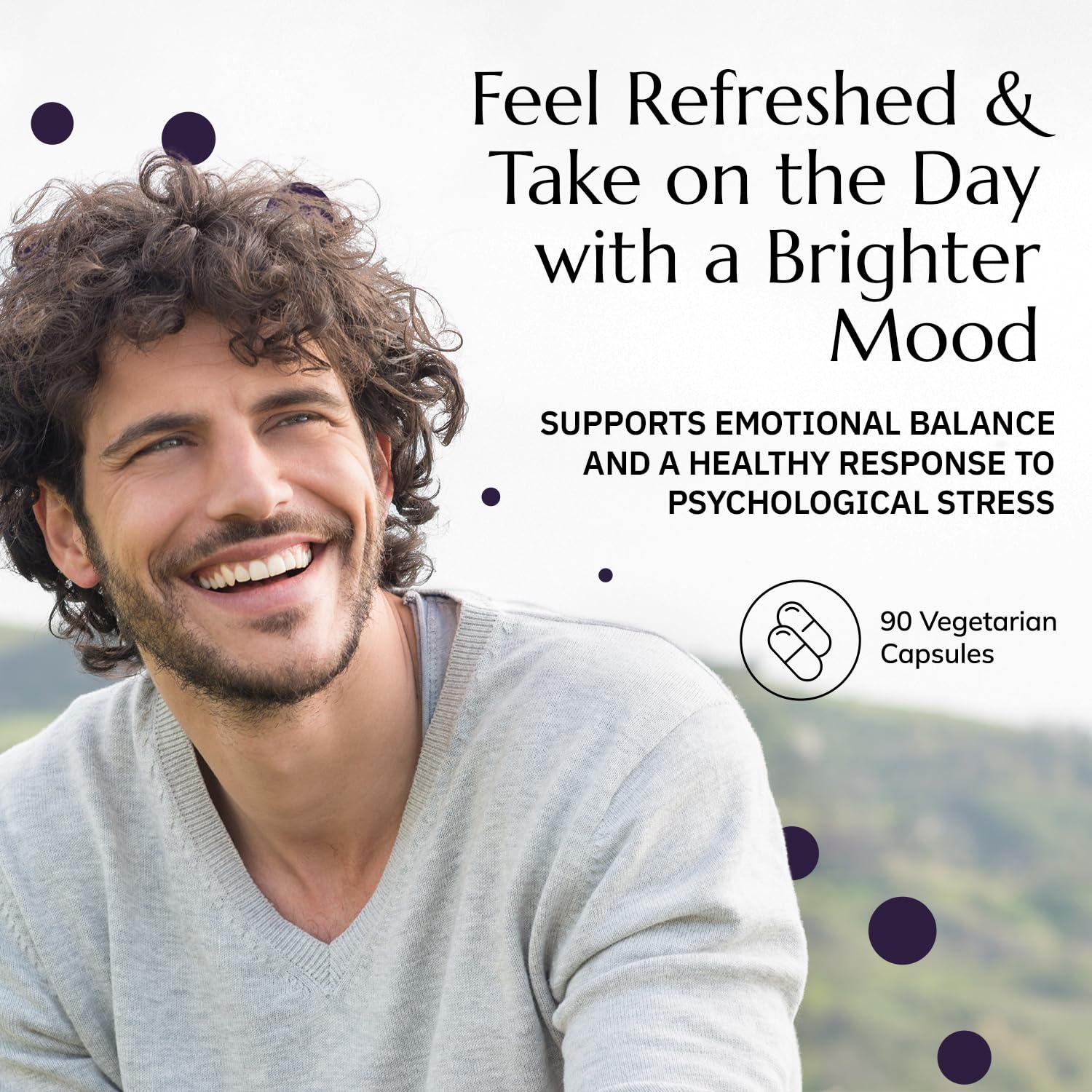 Neurobiologix Neuro Calm Rebalance ingredients panel highlighting L-Theanine and magnesium