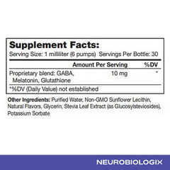 Night Night formula featuring key ingredients like GABA and glutathione.