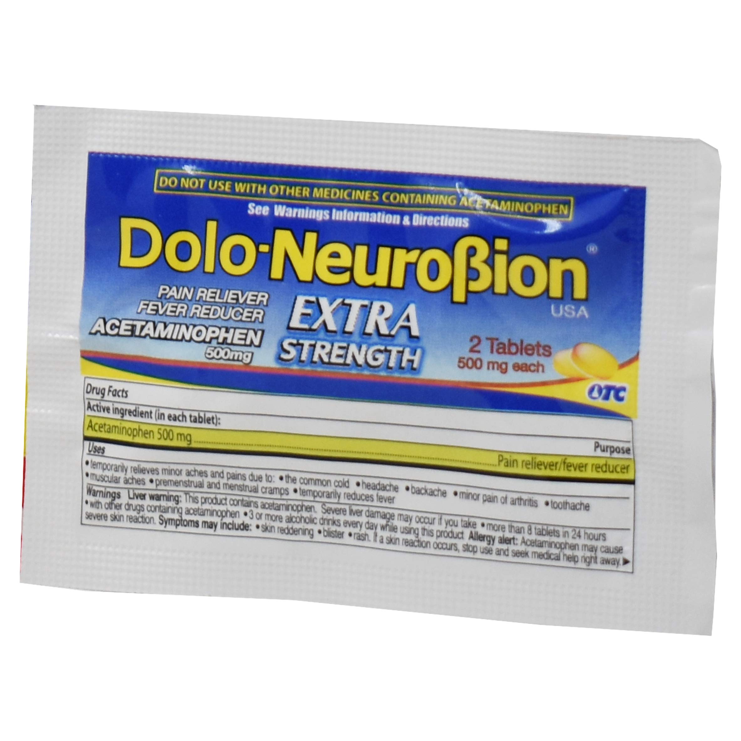Neurobion Dolo compact packaging for everyday use and travel.