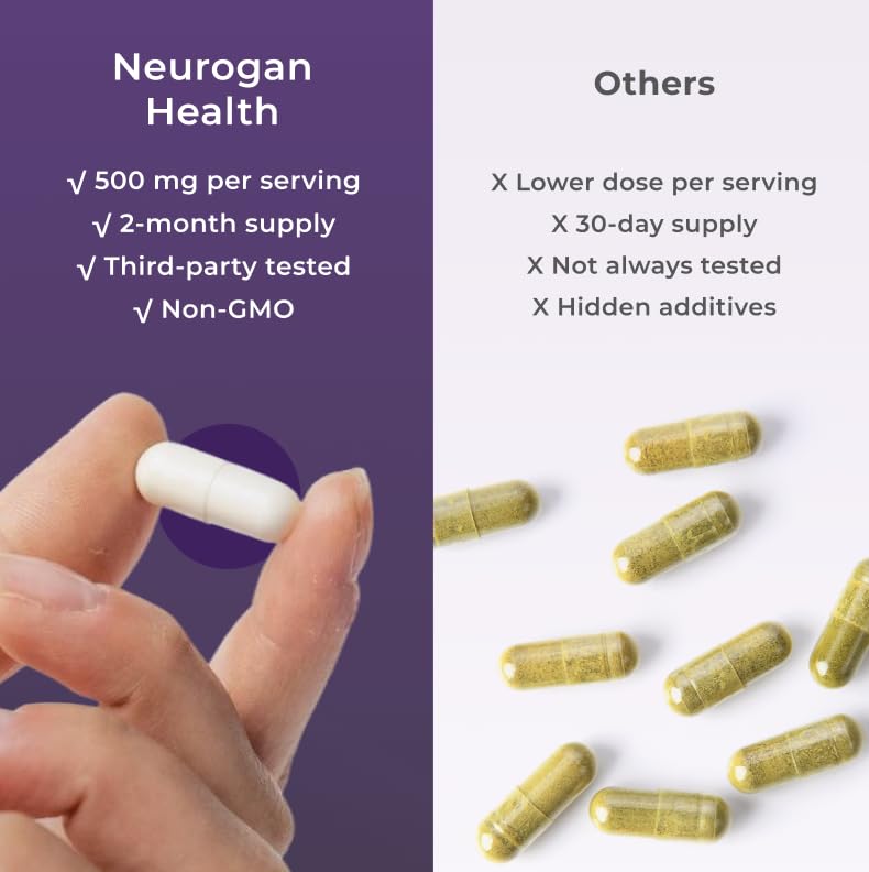 Packaging box highlighting vegan, non-GMO formula and USA manufacturing
