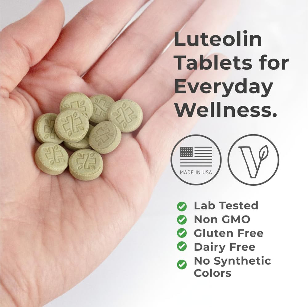 Neurogan Luteolin third-party lab certificate shows potency and safety.