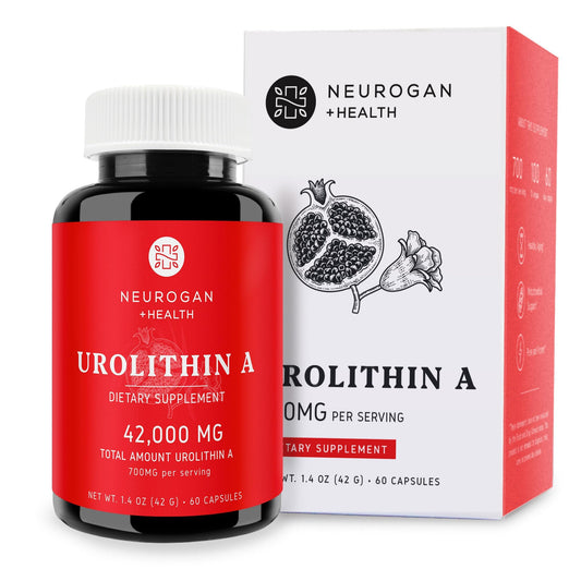 Neurogan Urolithin A bottle front for easy daily use.