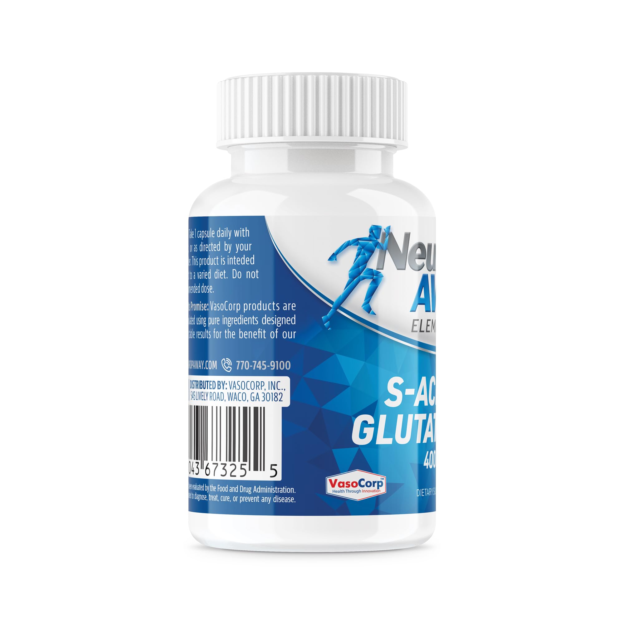NeuropAWAY Elements packaging with third-party testing stamp indicating quality.