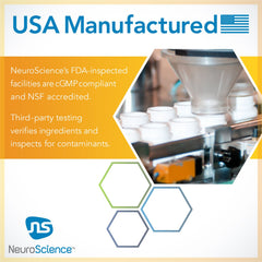 NeuroScience Calm G hands pouring capsules into routine use
