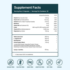 NEUROSMILE bottle with label shows a 120-count bottle for a 30-day supply.