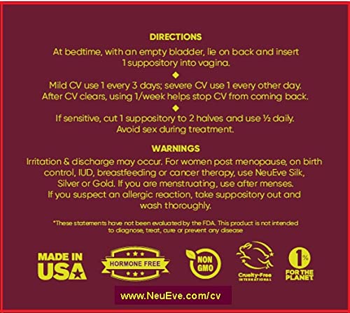 NeuEve CV Ease packaging label emphasizing natural, food-grade ingredients.