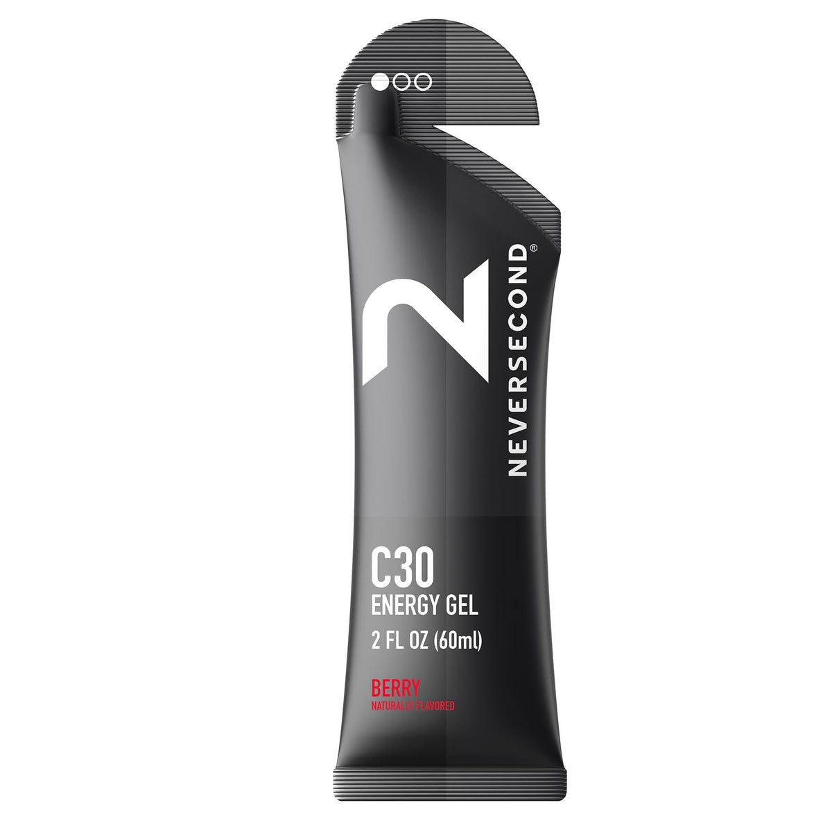 Neversecond C30 Berry Energy Gel sachet for fast, easy endurance fueling.