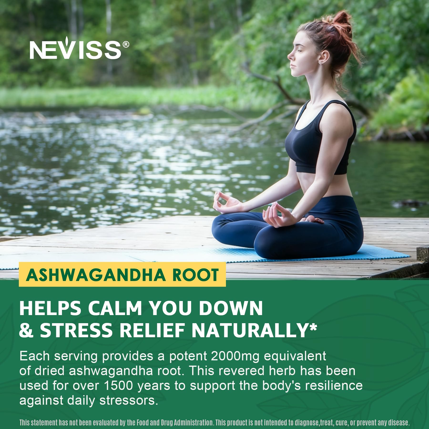 NEVISS gummies lemon balm and magnesium aid relaxation cues.