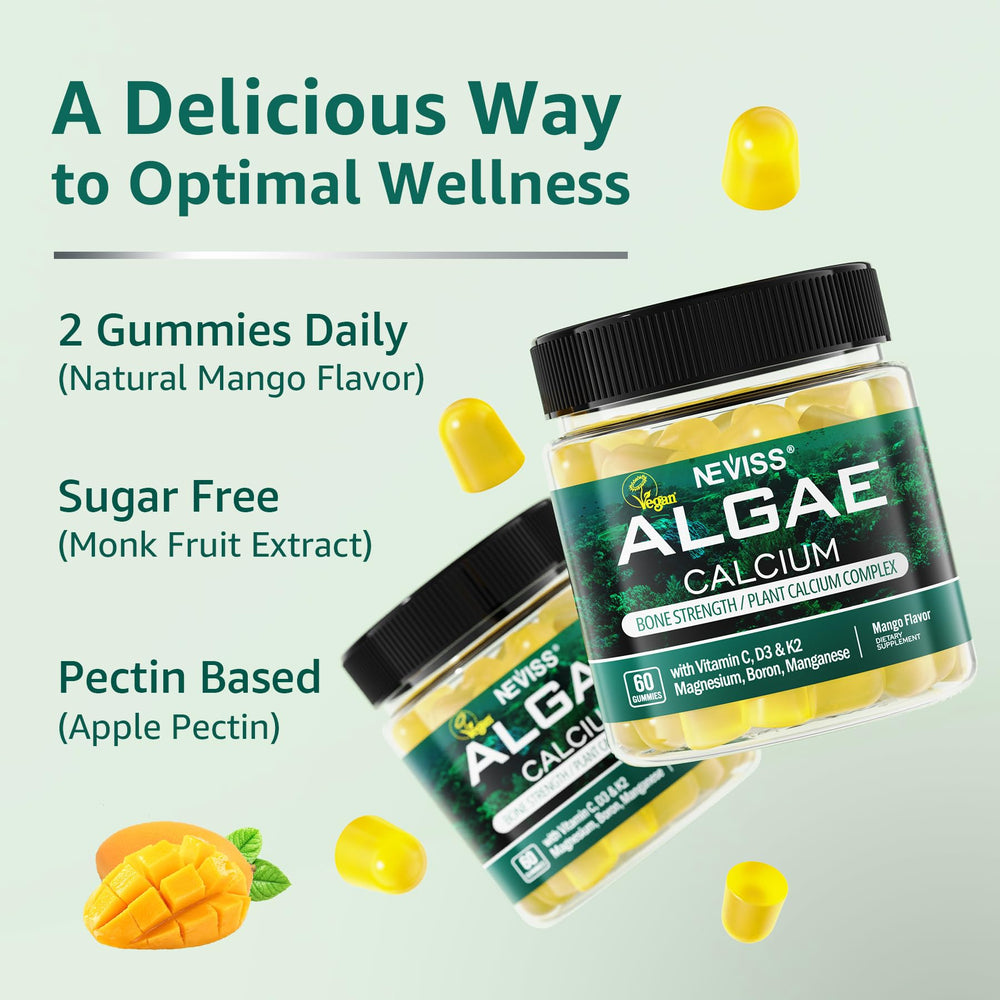 NEVISS vegan gluten-free non-GMO seal on bottle signals clean formulation.