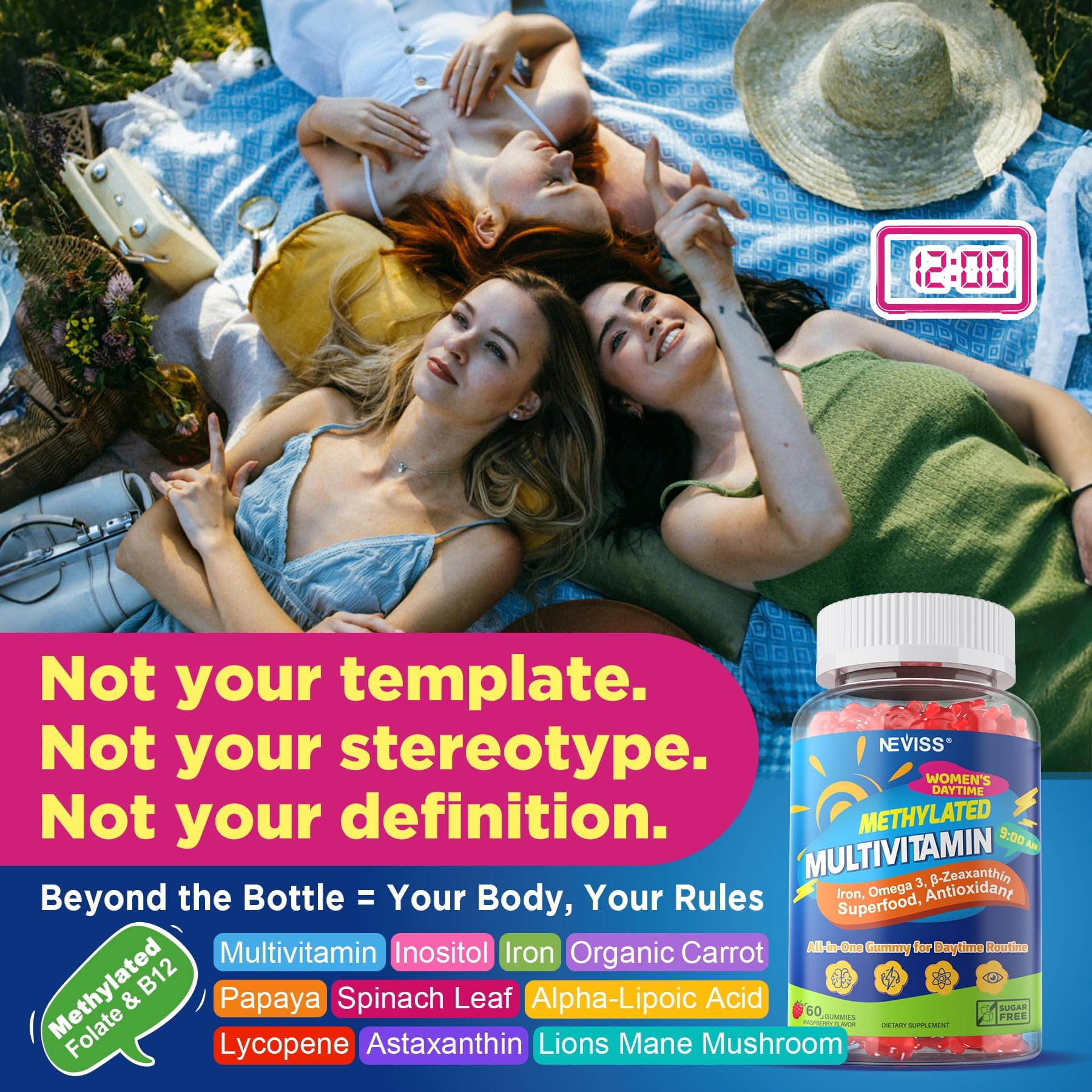 NEVISS D3 with K2 and calcium supports bone balance